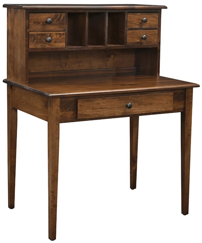 Small Shaker Desk with Hutch