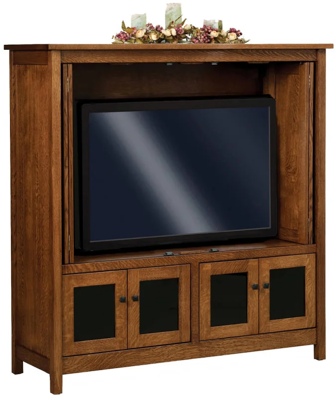 Hillsdale TV Cabinet - Doors Opened