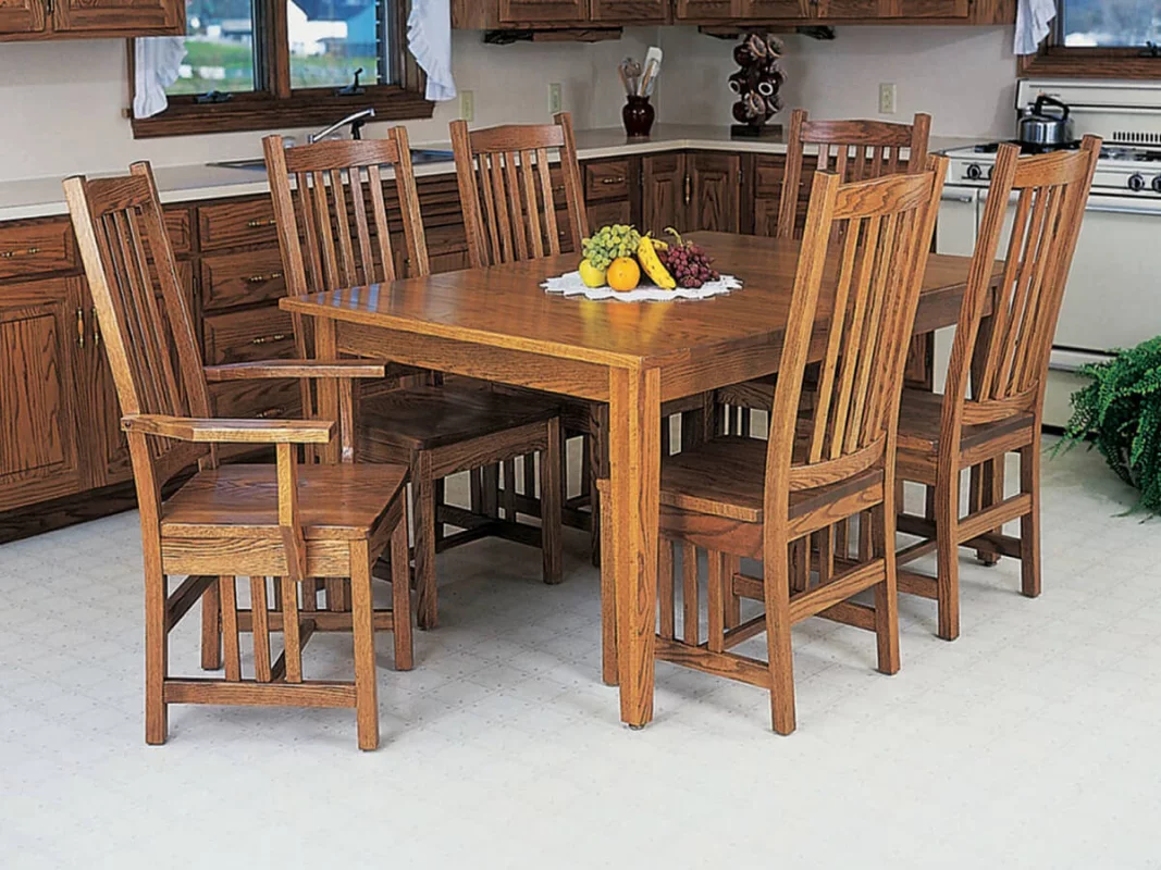 Oak Shaker Dining Room Set