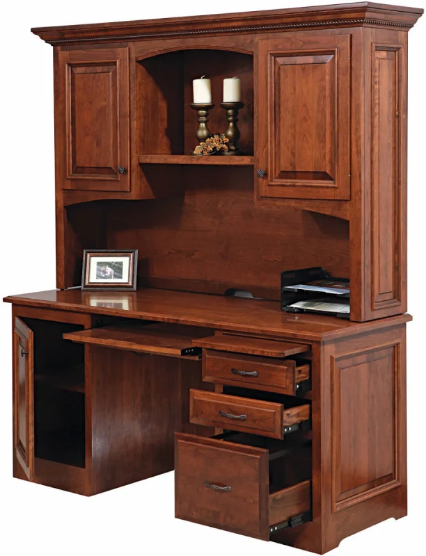 Cherry Computer Credenza