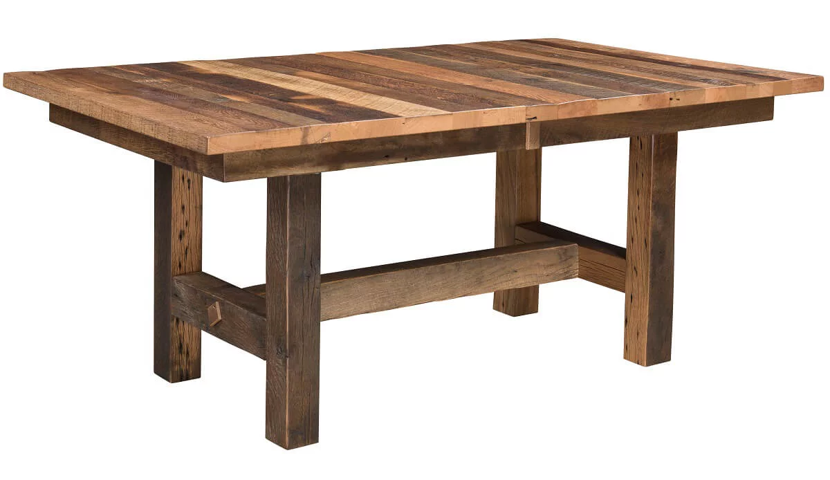 Juneau Reclaimed Trestle Table