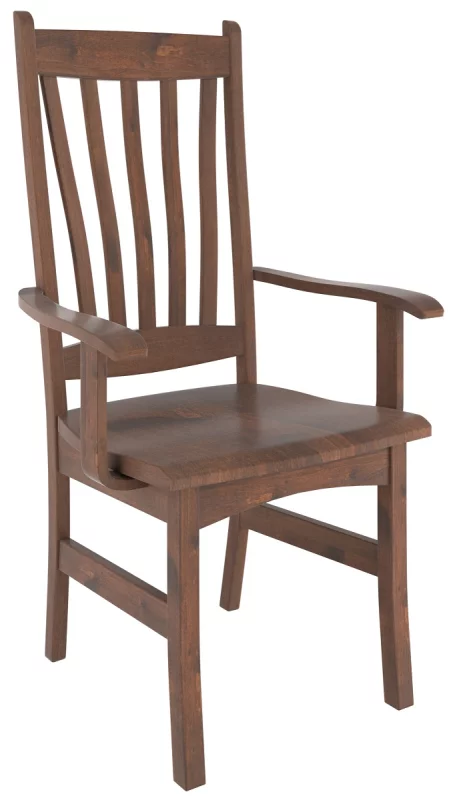 Brown Maple Arm Chair