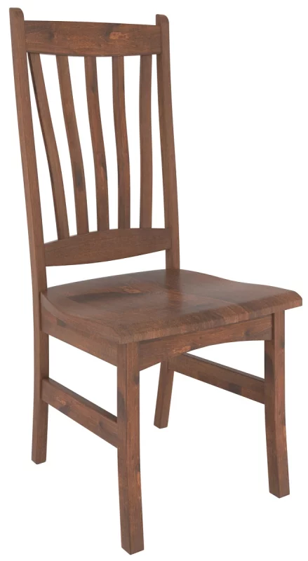 Brown Maple Side Chair