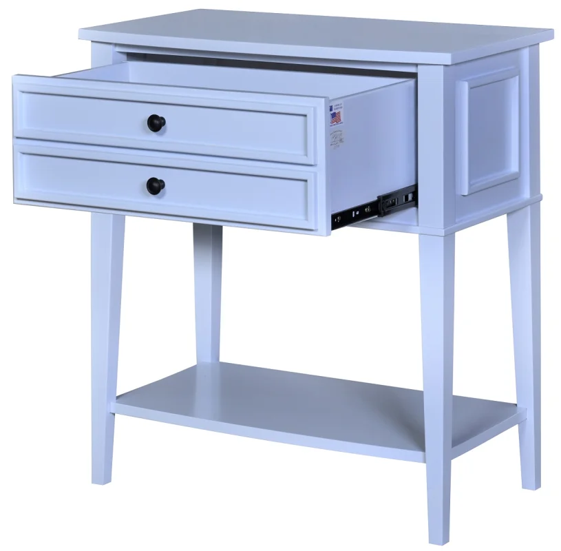 Painted Tall End Table