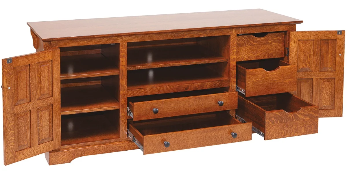 Quartersawn White Oak TV Stand