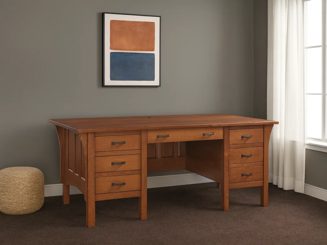 Leonardo Amish Executive Desk