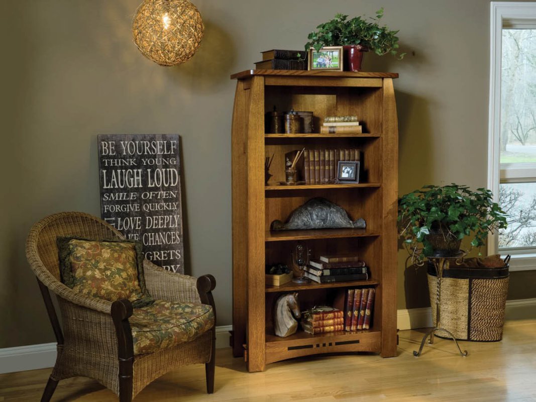 Marlette Craftsman Bookshelf - Countryside Amish Furniture