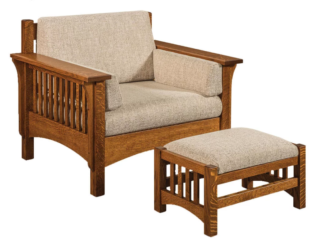 McHenry Footstool and Chair