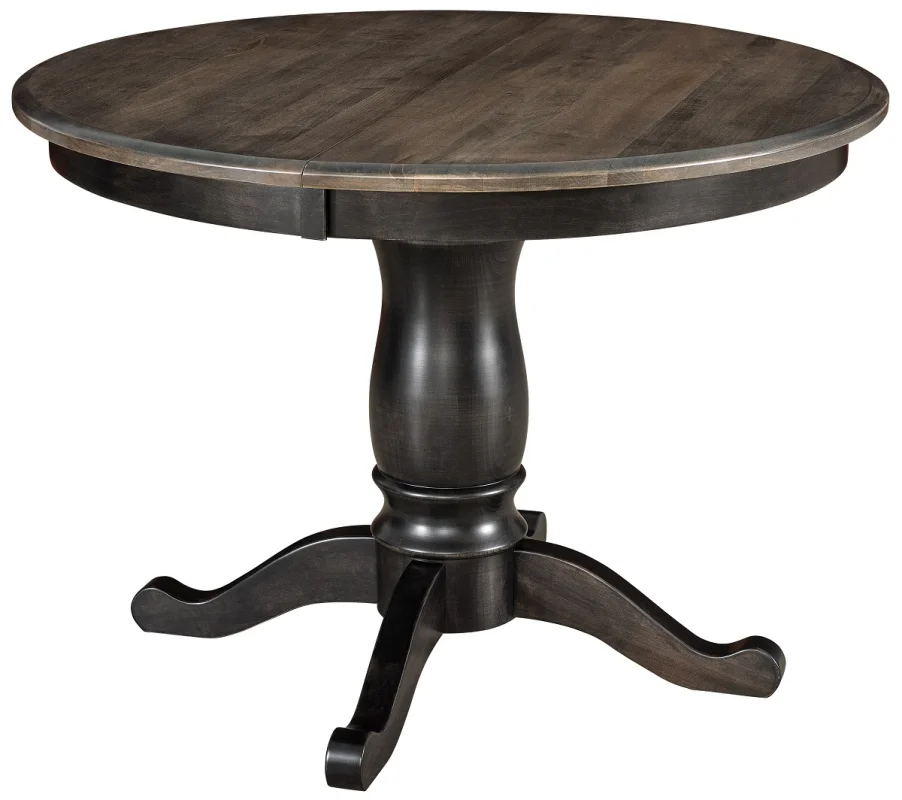 Brown Maple Pedestal Table