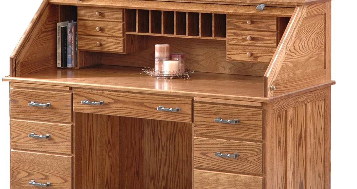 Oak Desk Interior