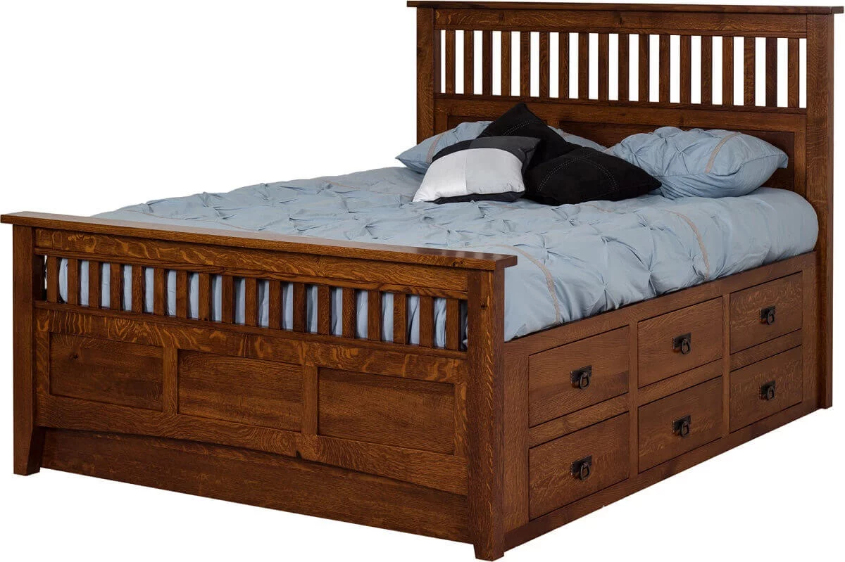 Midvale 12-Drawer Storage Bed
