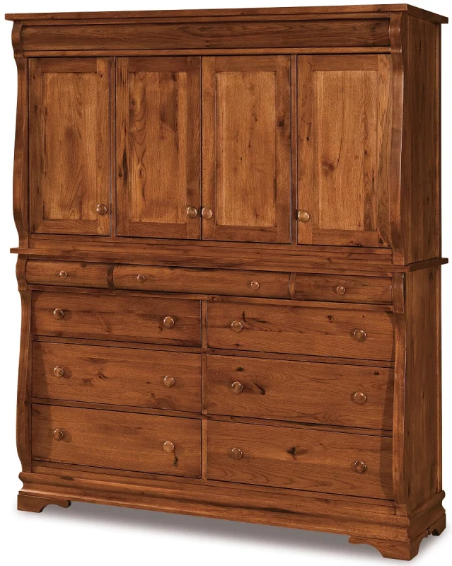 Countryside Amish Furniture Milwaukee Sleigh Mule Chest