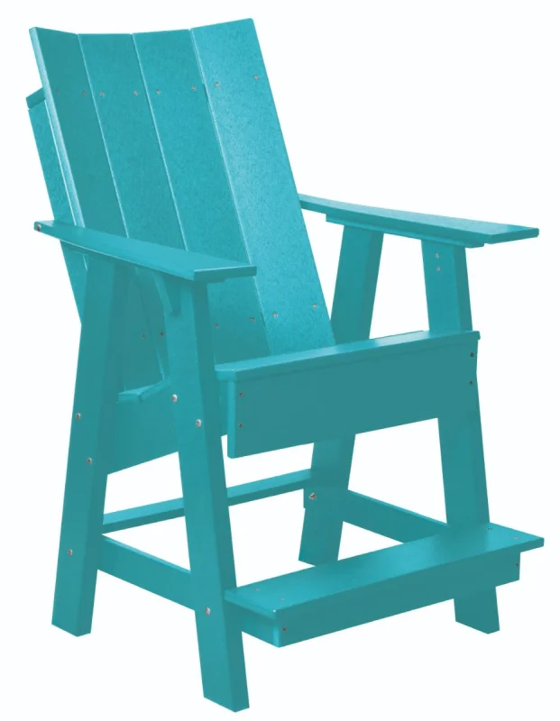 Aruba Blue Mindelo High Adirondack Chair