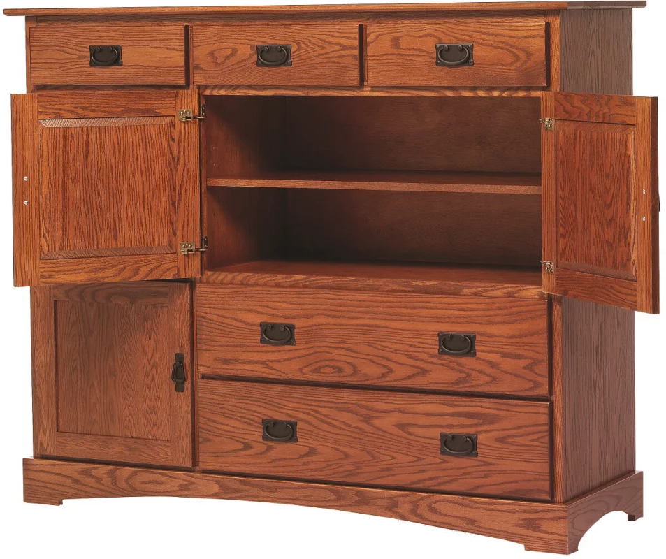 Mission Hills Door Chest in Oak