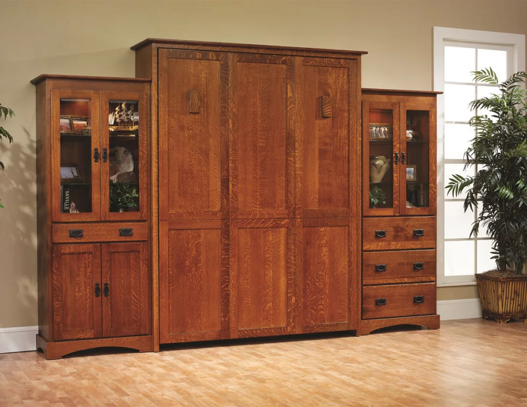 Mission Hills Fold Away Bed in Quartersawn White Oak