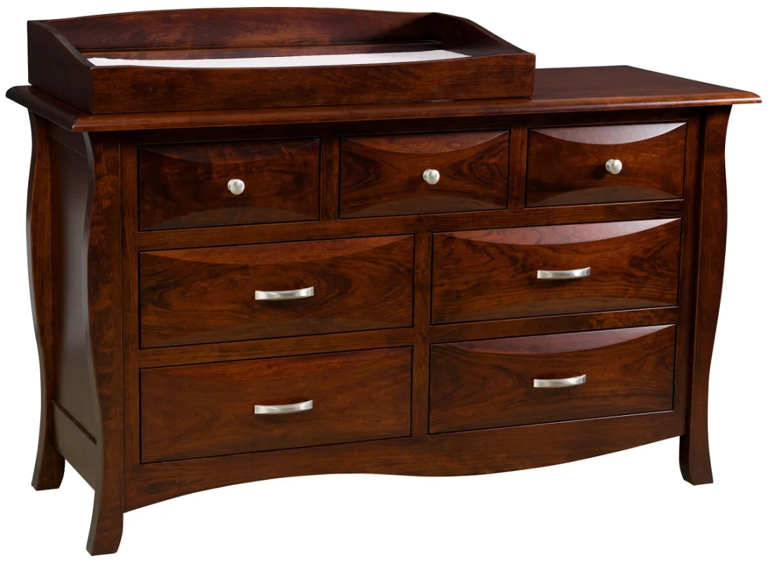 7-Drawer Dressing with Changing Table Top