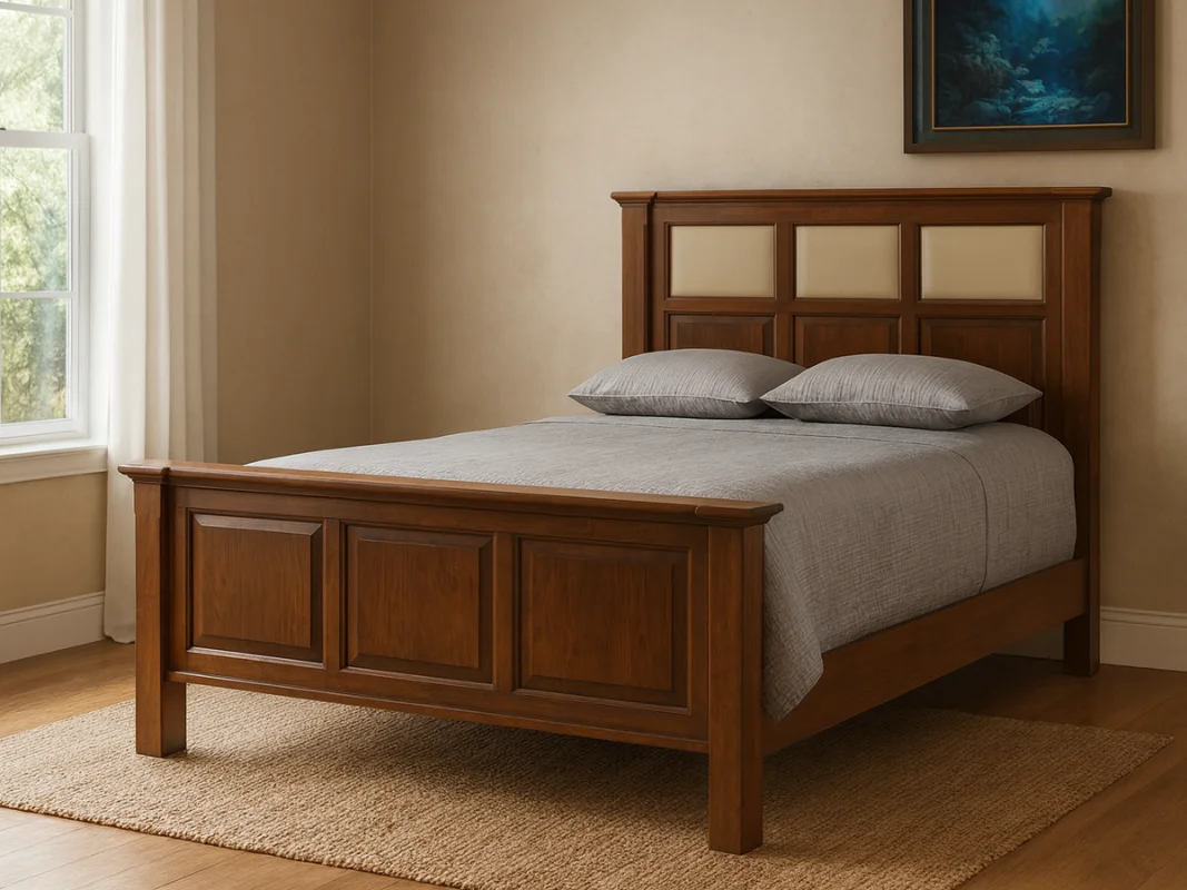 Montgomery Bed With Upholstered Panels