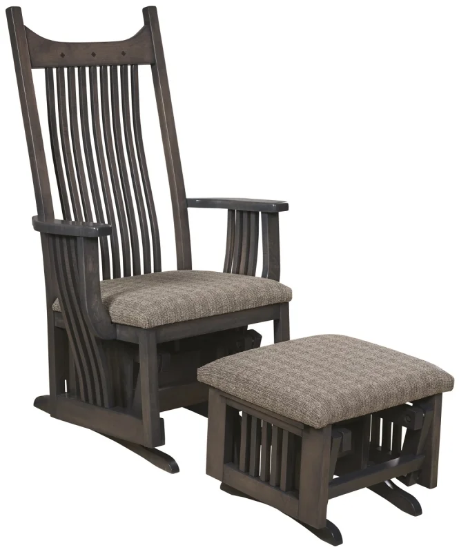 Natalia Mission Glider and Footrest