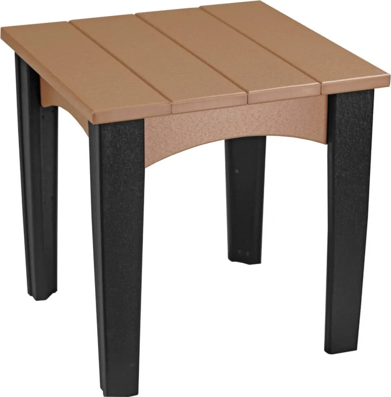 Cedar and Black New Guinea End Table