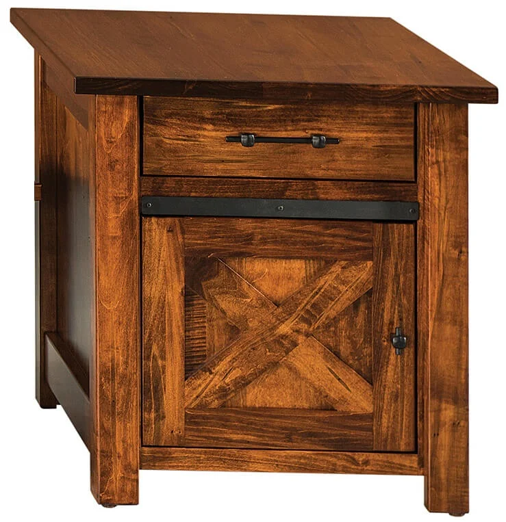 Nolan Barn Door Side Table