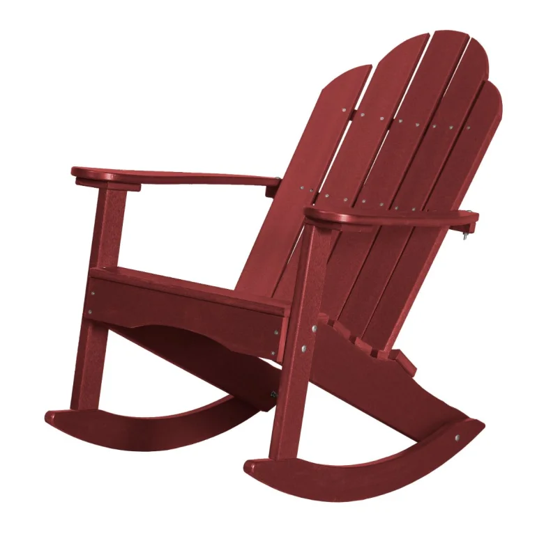 Cherry Wood Odessa Adirondack Rocker