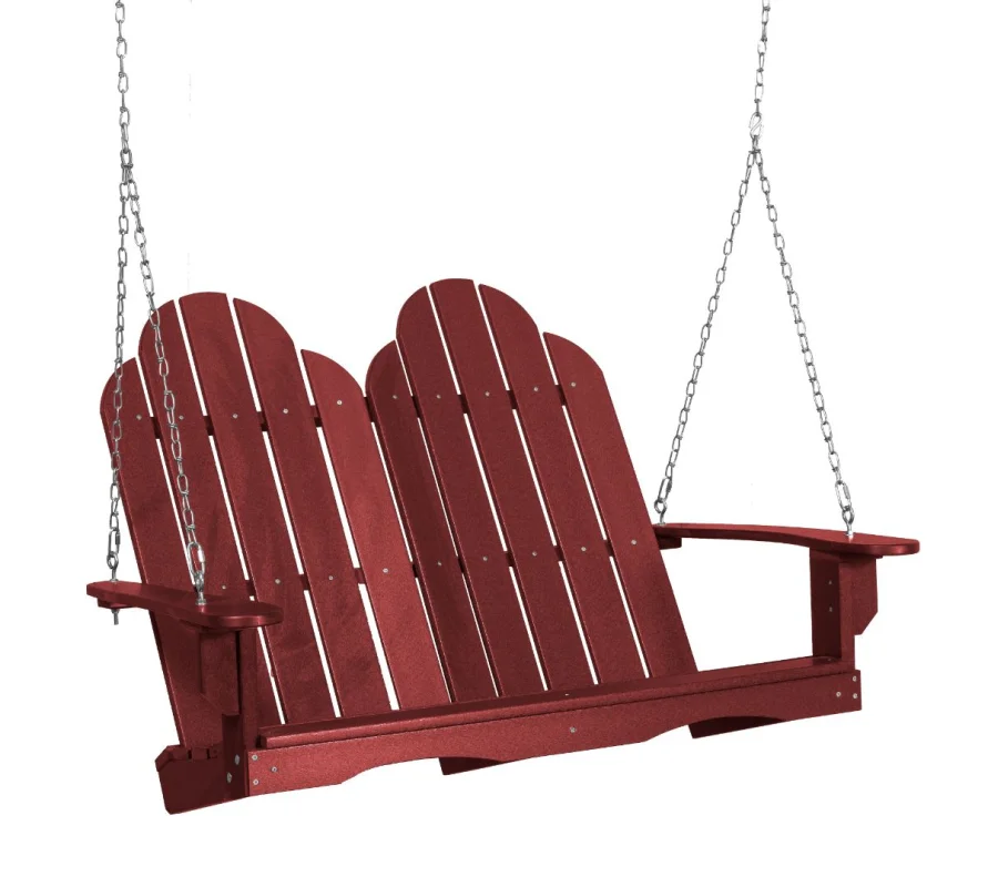 Cherry Wood Odessa Adirondack Swing