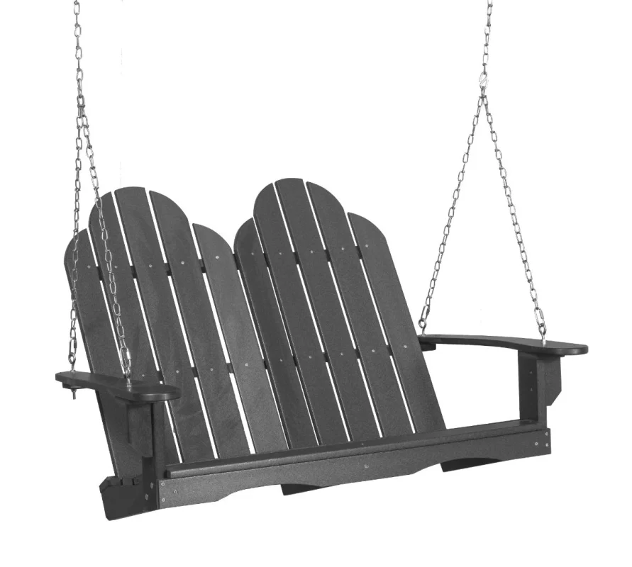 Dark Gray Odessa Adirondack Swing