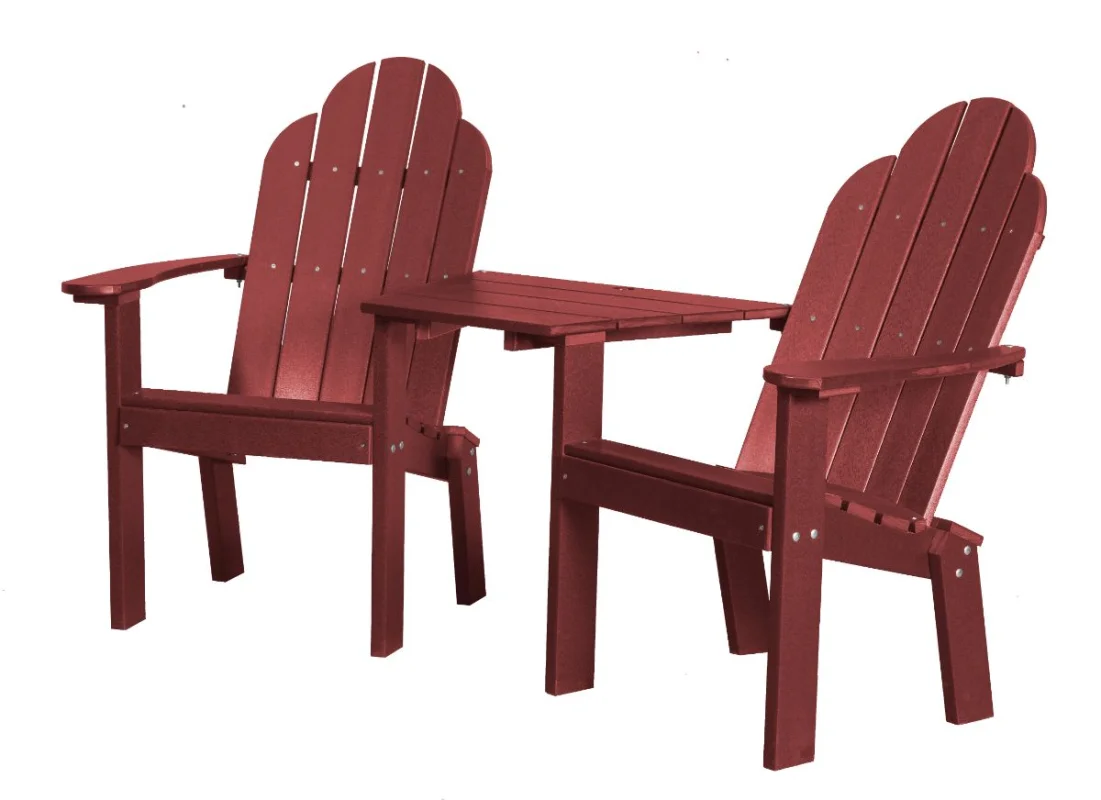 Cherry Wood Odessa Outdoor Conversation Set