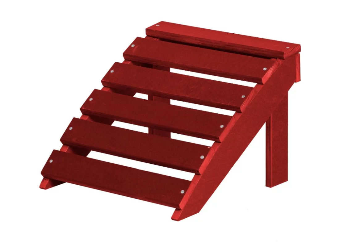 Cardinal Red Odessa Outdoor Footrest