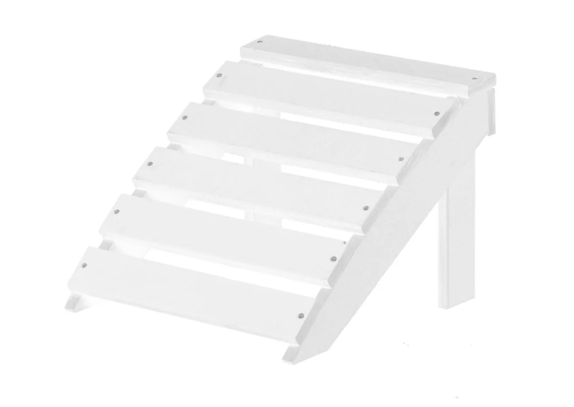 White Odessa Outdoor Footrest