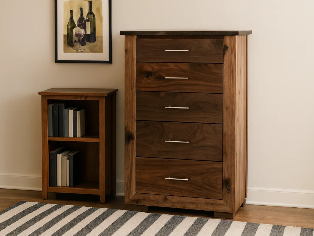 Onslow Live Edge 5-Drawer Chest