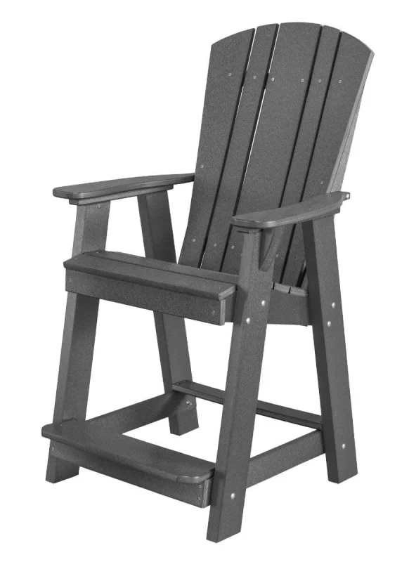 Dark Gray Oristano Balcony Chair