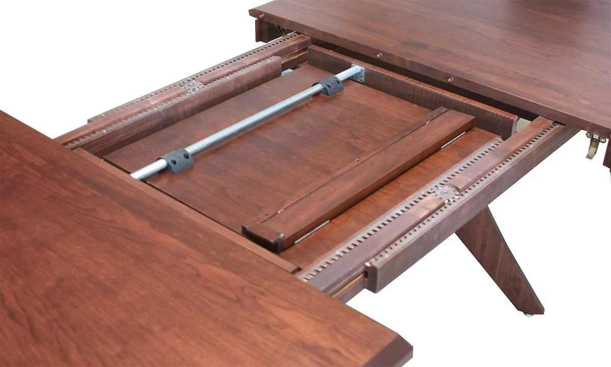 Oscoda Butterfly Dining Table - Built-In Hidden Leaves