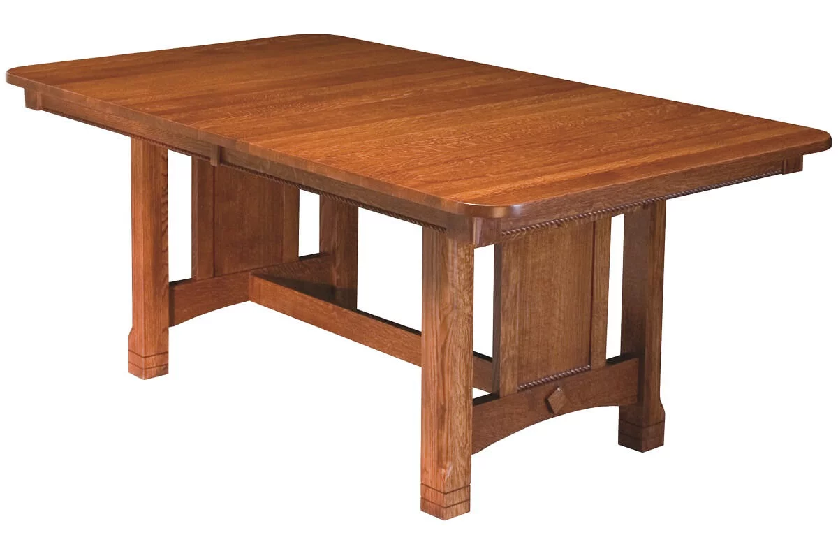 Countryside Amish Furniture Parron Mission Trestle Table