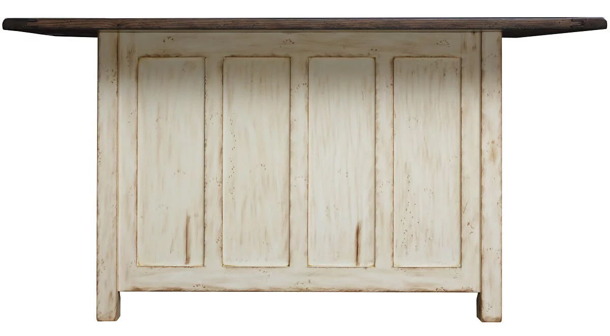 Paneled Wooden Back