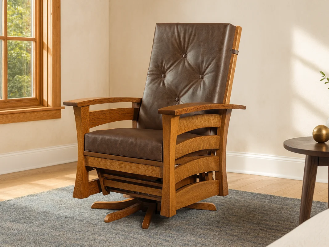 Portmagee Amish Swivel Glider
