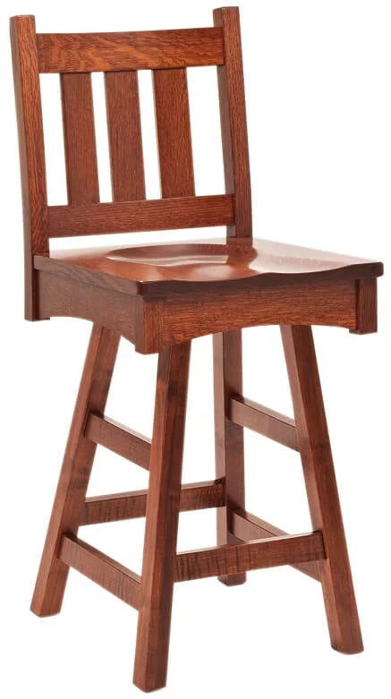 Countryside Amish Furniture Portola Mission Bar Stool