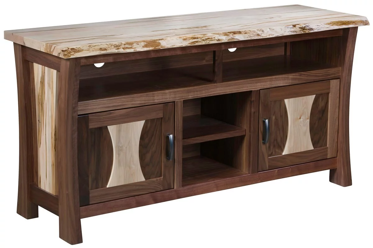 Countryside Amish Furniture Reed Media Console - Thumbnail 2