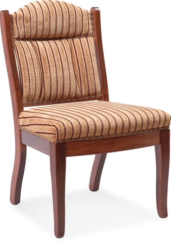 Side chair with fabric upholstery