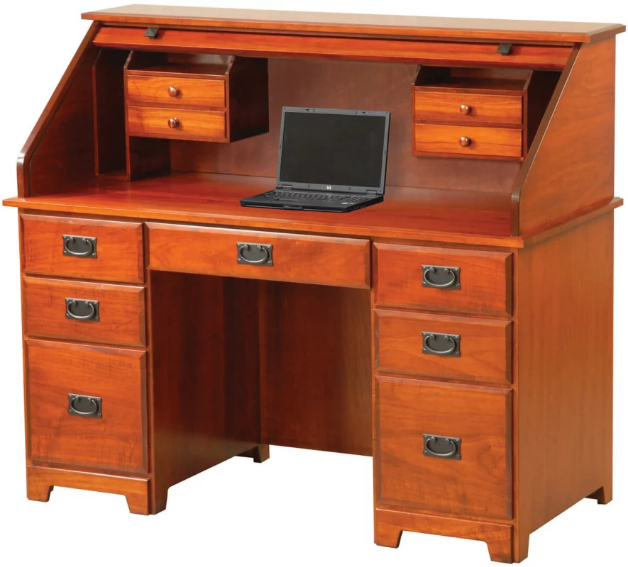 Replicators Maple Roll Top Desk - Countryside Amish Furniture