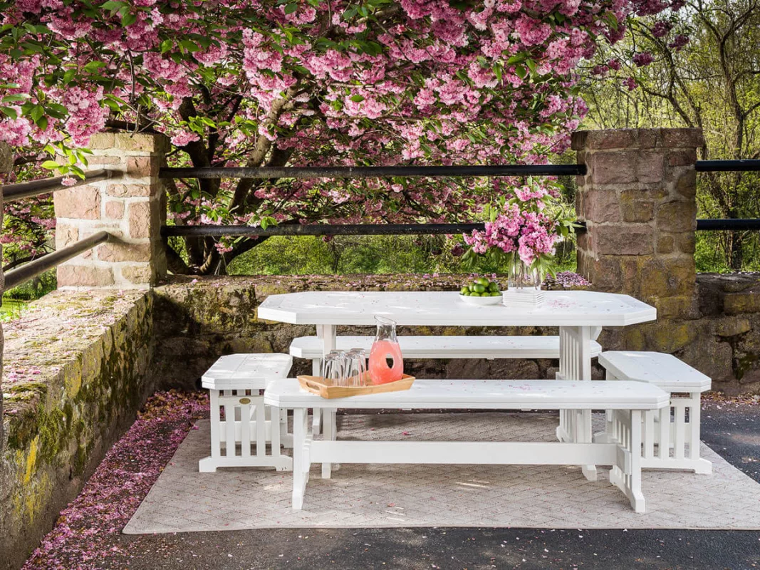Poly Lumber Dining Table and Benches