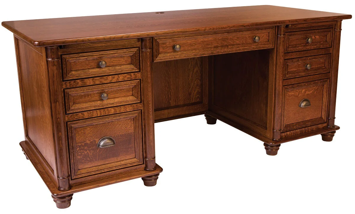 Quartersawn White Oak Desk