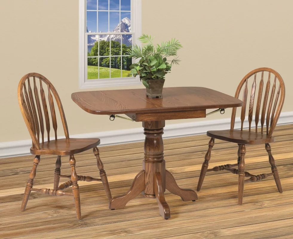 Amish Made Drop Leaf Table Set