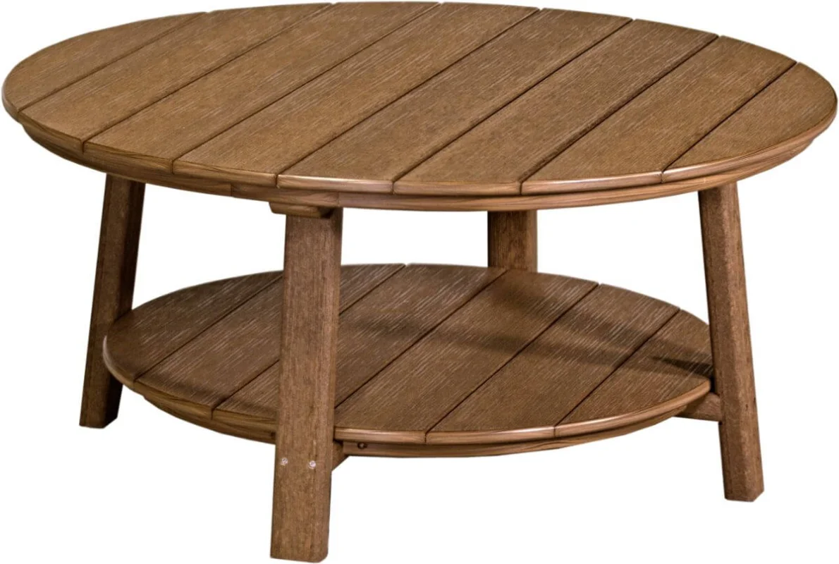 Antique Mahogany Rockaway Outdoor Coffee Table