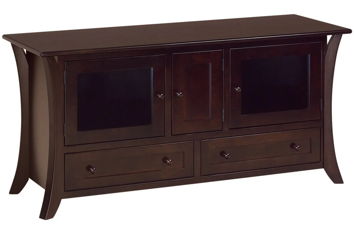 Rockefeller 3-Door Media Stand