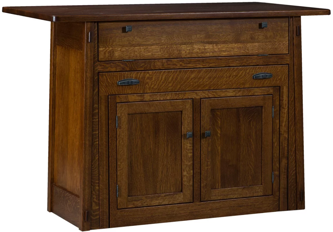 Kitchen Island with Slide Out Table
