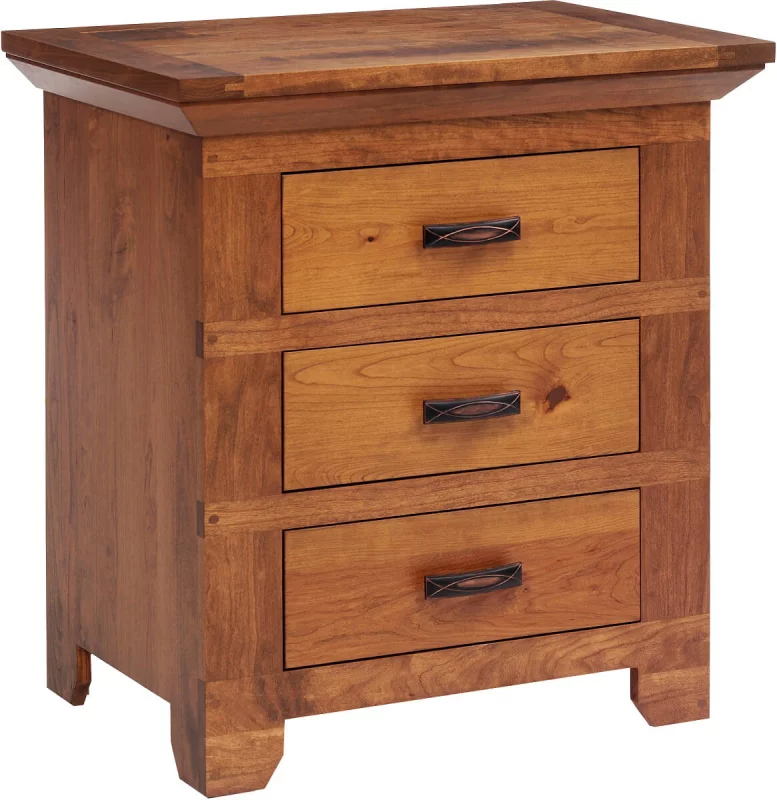 Roswell Rustic Cherry Nightstand