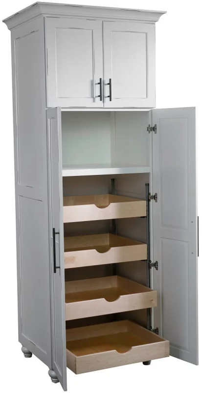 Pantry with Microwave Shelf