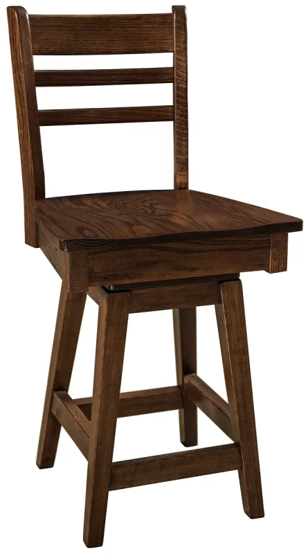 Samantha Ladder Back Swivel Stool