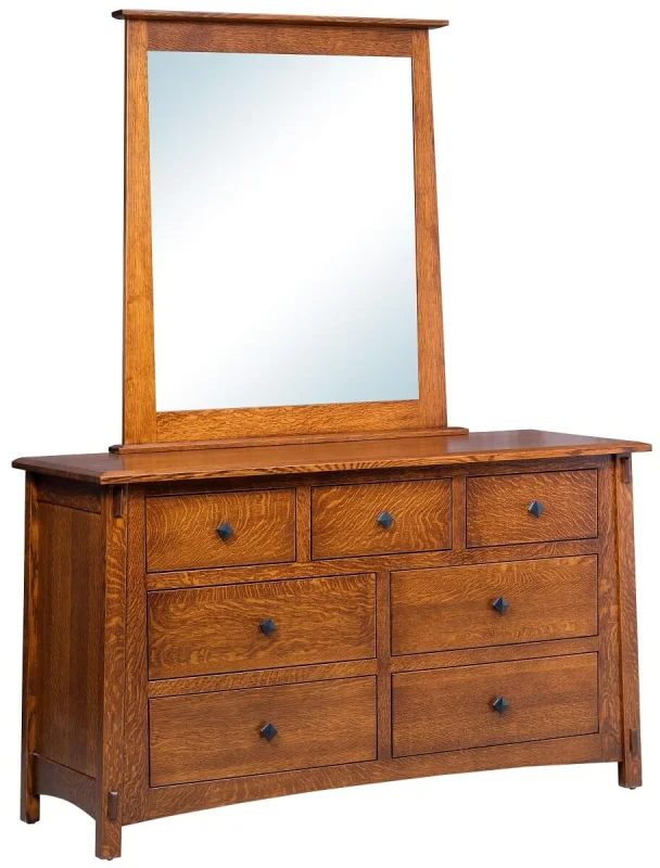 Mission Dresser with Mirror